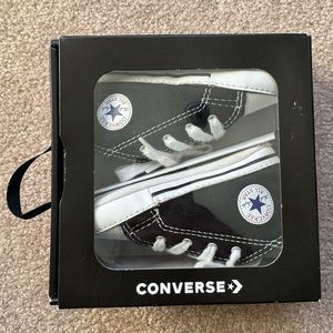Baby Converse Sneakers, first Star Hightop, size 4, with box